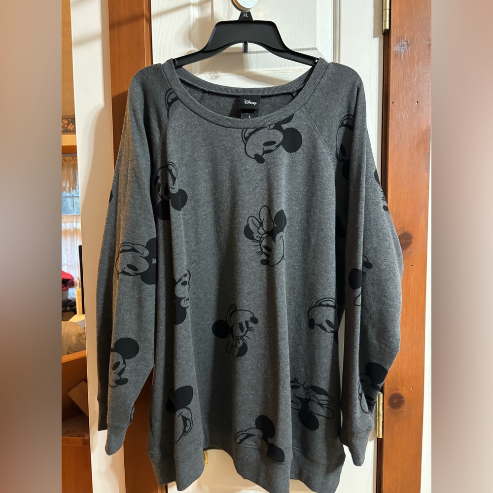 Disney Gray Mickey Mouse Sweatshirt